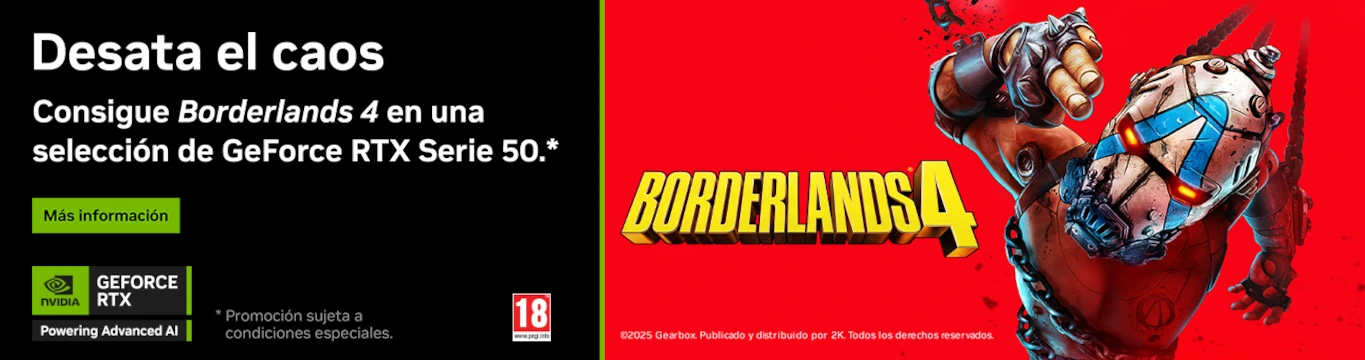 Epical-Q y NVidia te ofrecen el juego Borderlands 4