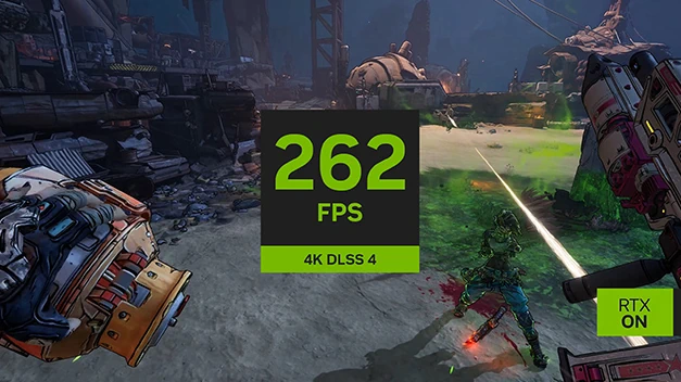 GeForce RTX 50 con IA aumenta los FPS
