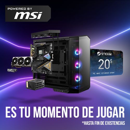 MSI y Epical-Q te ofrecen 20$ para tu cuenta Steam