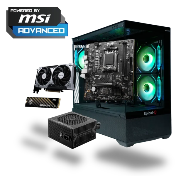 Epical-Q DragonFire Bronze I Ryzen 5 8400F, 16GB, 1TB NVME, RTX 5060 + Windows 11 Pro Epical-Q DragonFire Bronze I Ryzen 5 8400F, 16GB, 1TB NVME, RTX 5060 + Windows 11 Pro