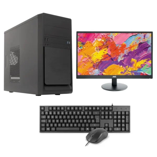 Epical-Q Pack SOHO9 Intel Core i7 12700, 32GB, 1TB SSD NVME + Windows 11 Pro + Monitor 23.6" + Teclado + Ratón
