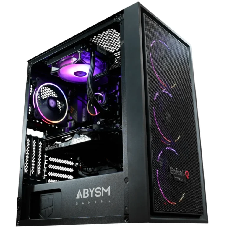 Epical-Q HiLyx AMD Ryzen 7 5800X, 32GB DDR4, 1TB SSD NVME, RTX 5060Ti 8 GB + Windows 11 Home - PC Gaming Negro