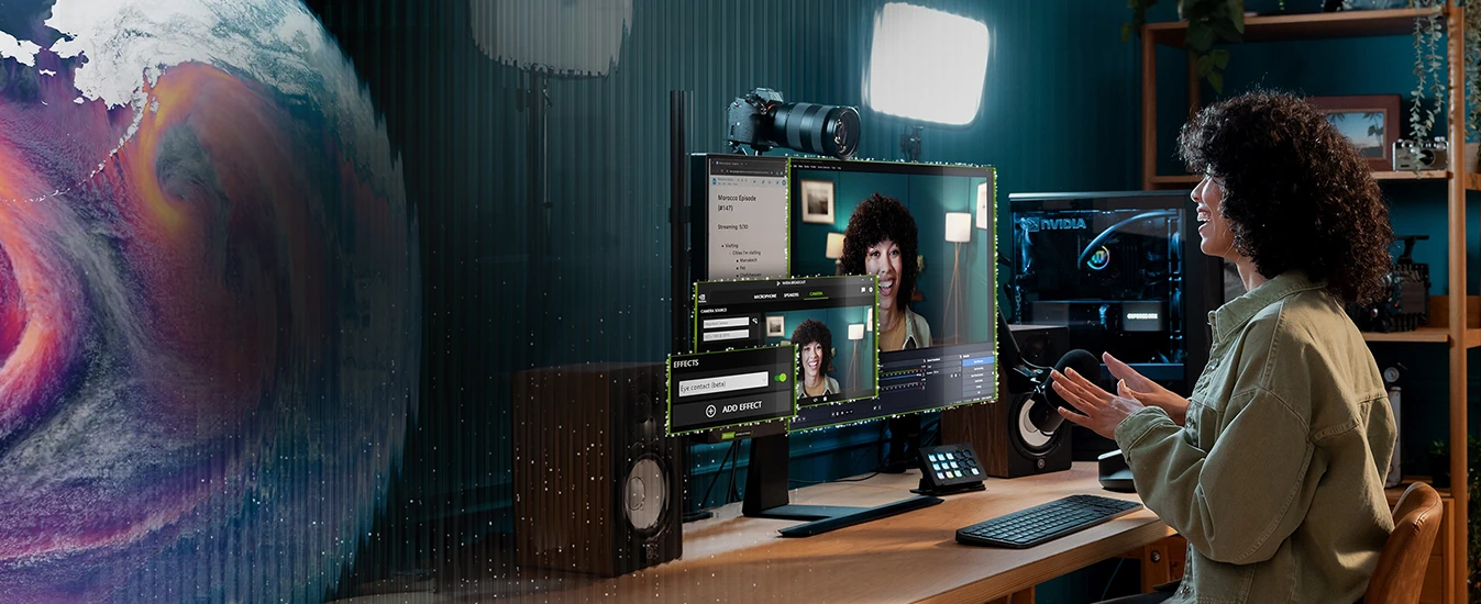 NVIDIA Landing PC con IA