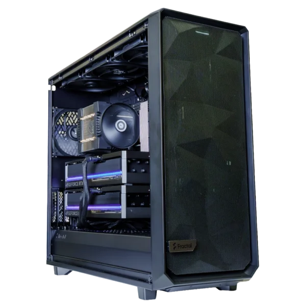 Epical-Q PRO Series GOD V AMD Threadripper 9975WX, 128GB, 4TB+2TB NVME + 10TB HDD, Dual 5090, Windows 11  PRO