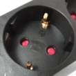 Regleta de 3 schucko 1 IEC - Cable 1m - Equip
